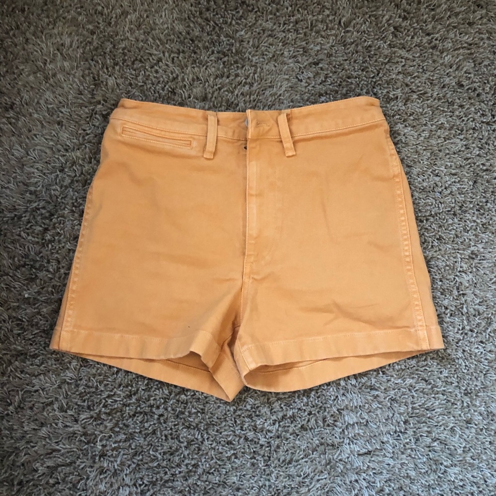 yellow madewell shorts ✨